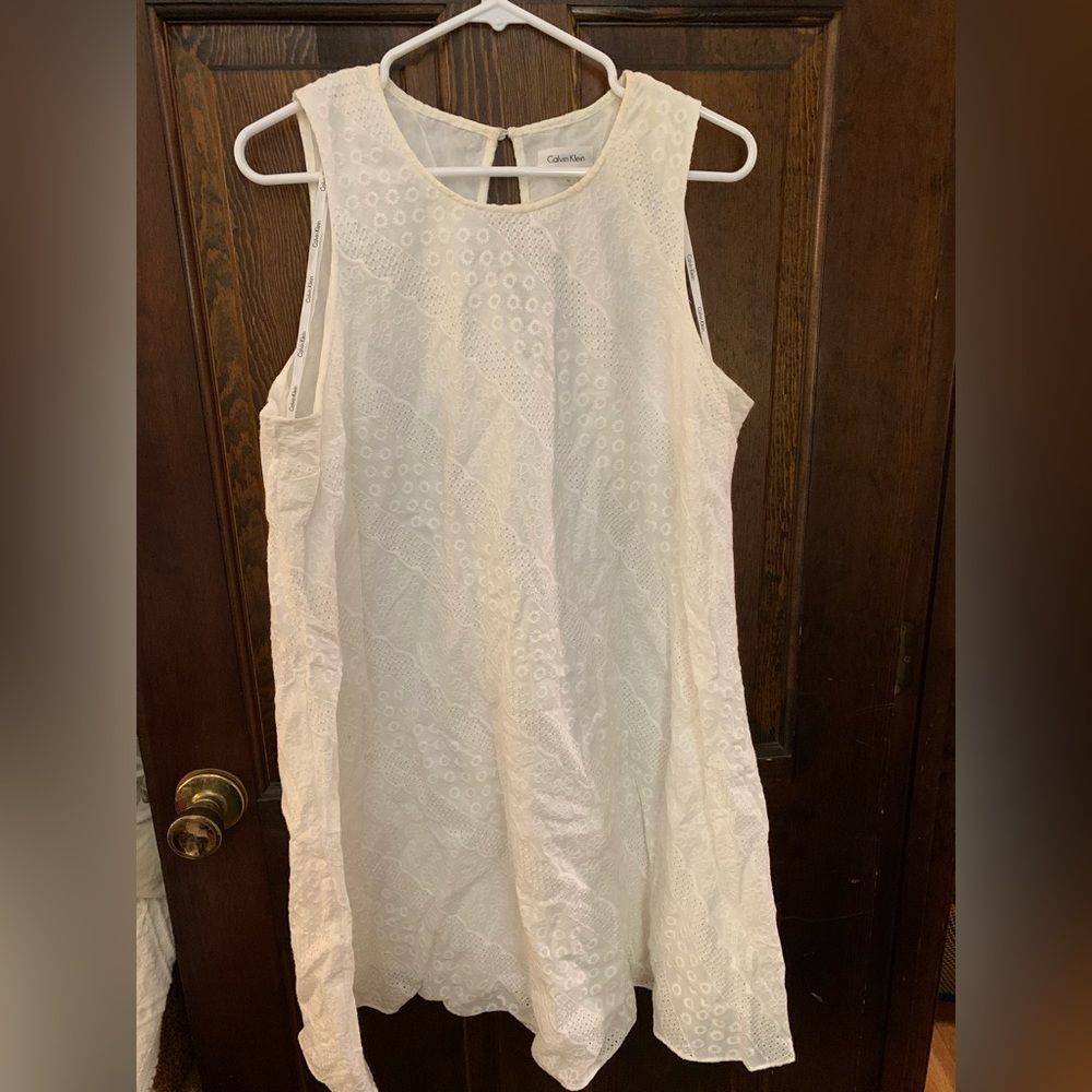 Calvin Klein White Dress